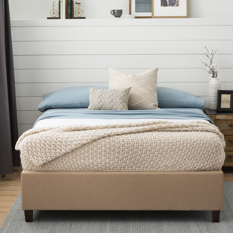 Winston Porter Hateya Upholstered Low Profile Platform Bed Reviews Wayfair